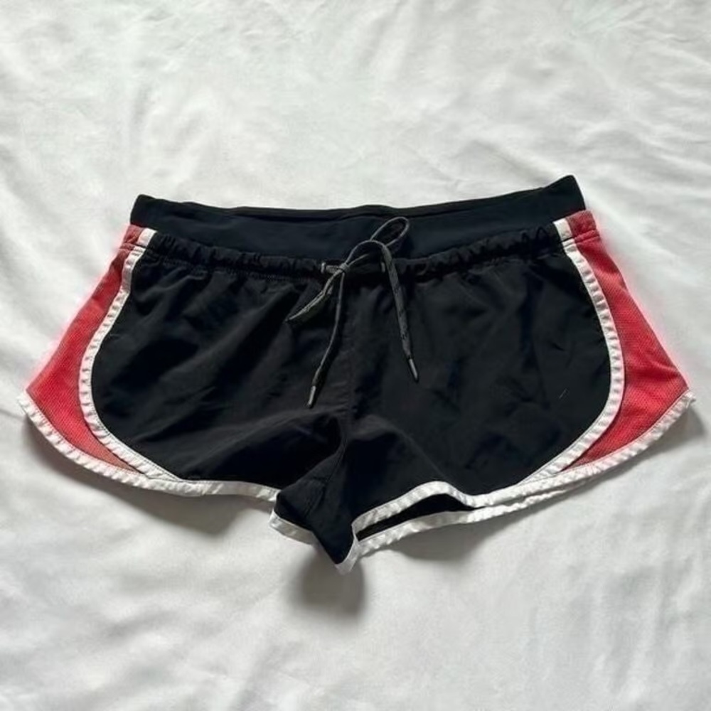 Wilfred Black and Red Athletic Shorts
